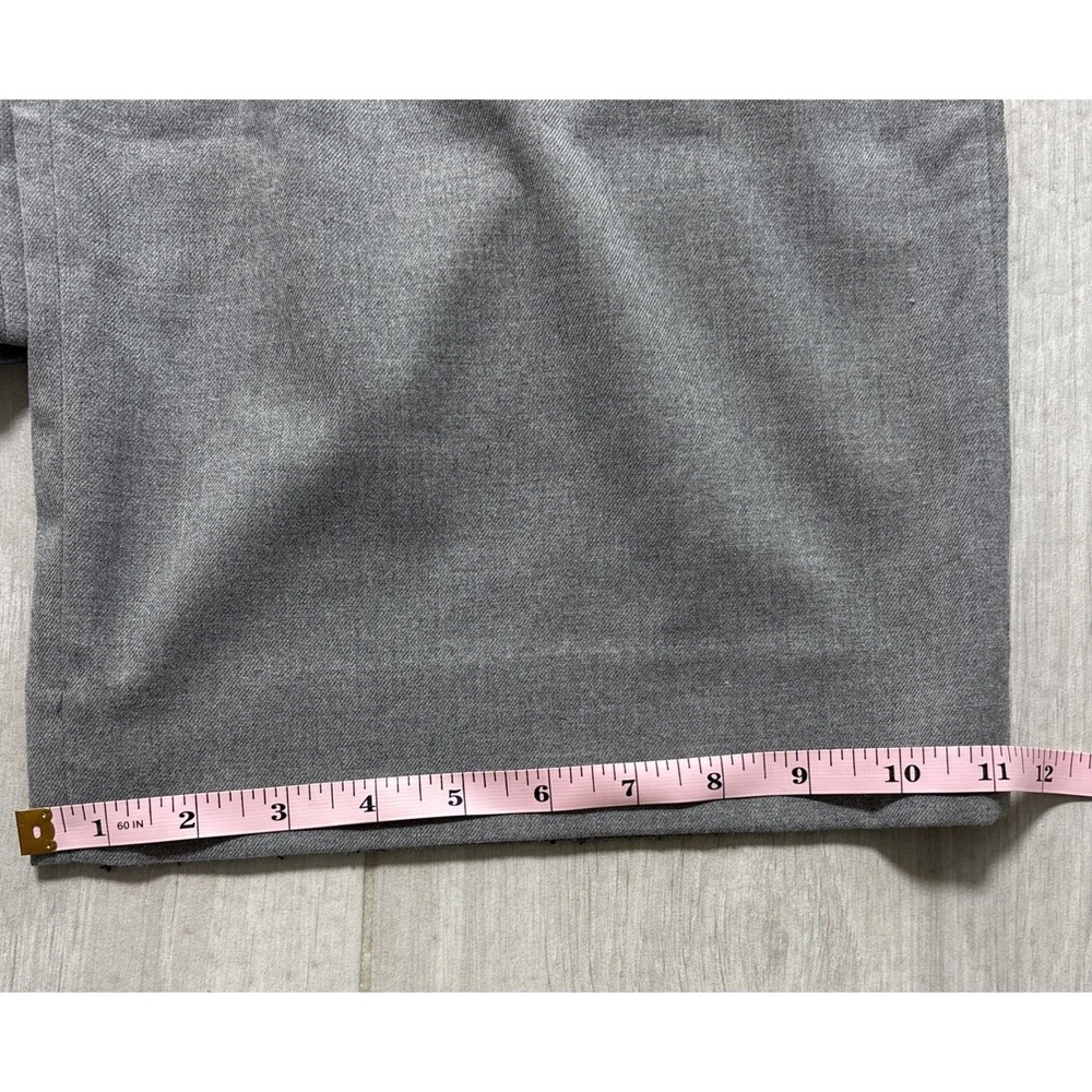 Banana Republic Gray Wide Leg Belted Culotte Pants Size 0 Minimalist Chic - Picture 11 of 12